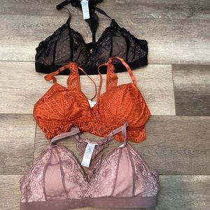 Maurices bralette lot. Size Large